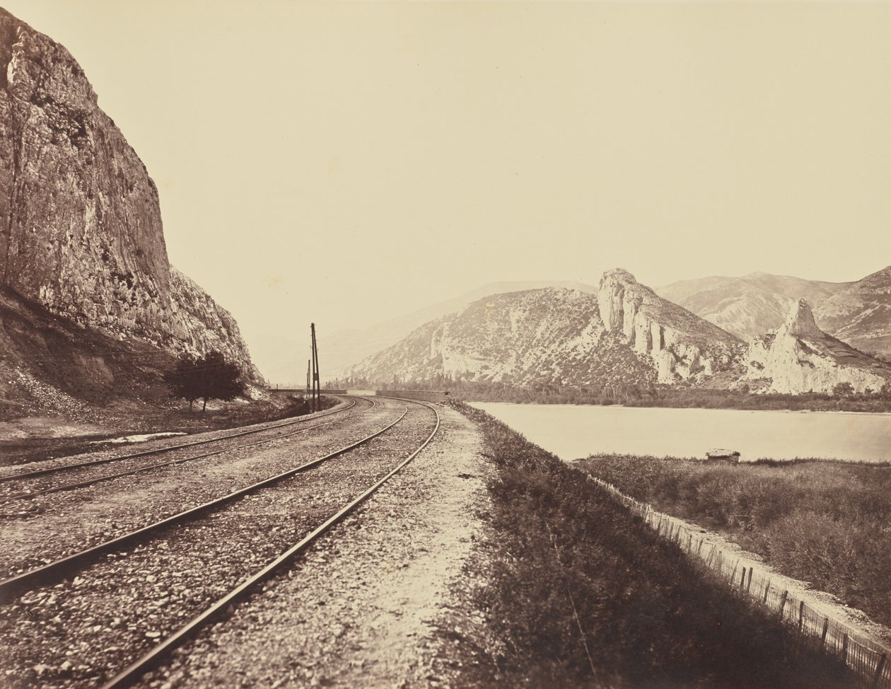 Indgang til Donzère-passet af Édouard Baldus