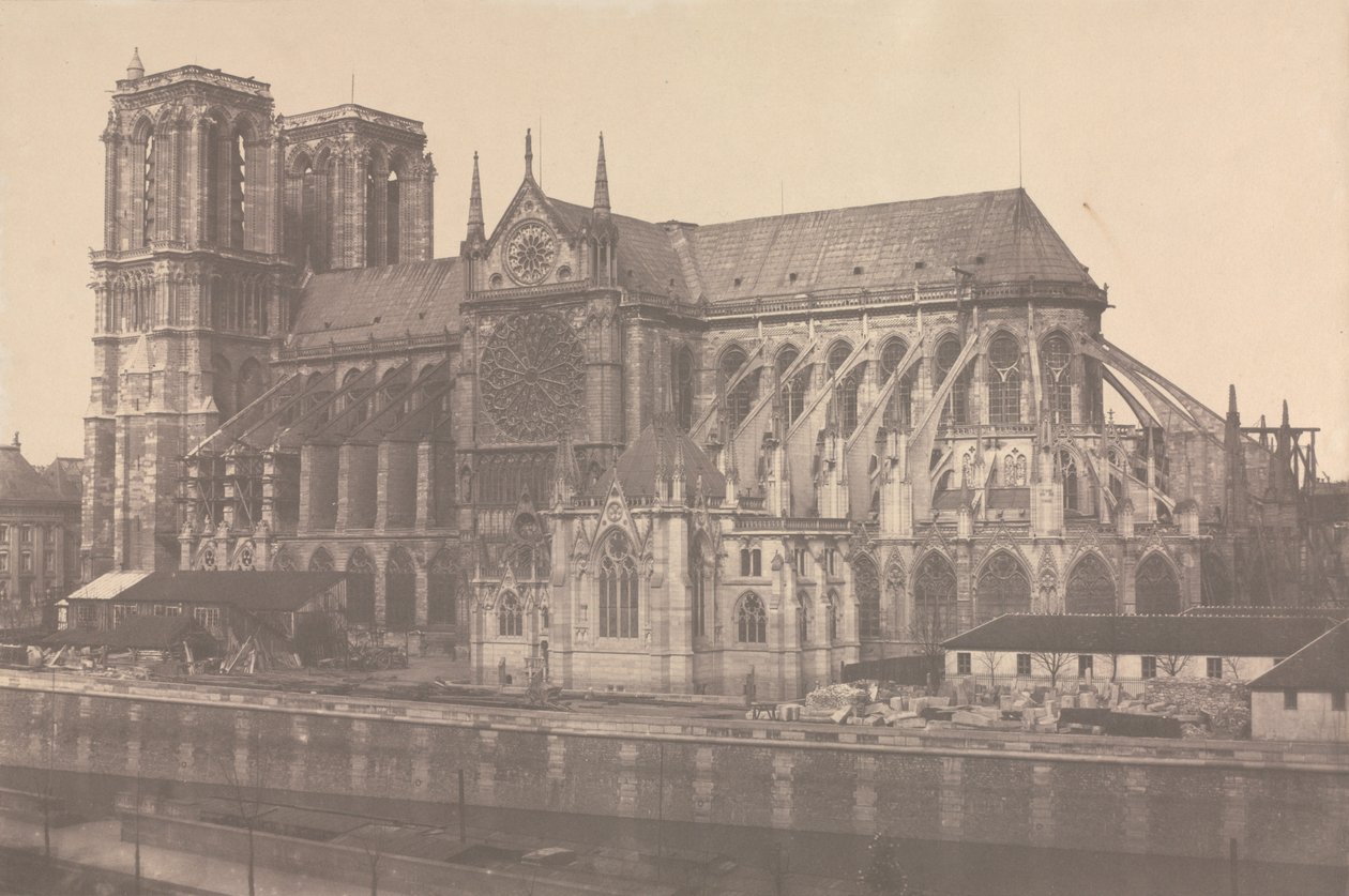Notre Dame, Paris af Édouard Baldus