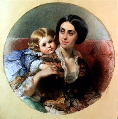 Moderlig Ømhed af Edouard Louis Dubufe