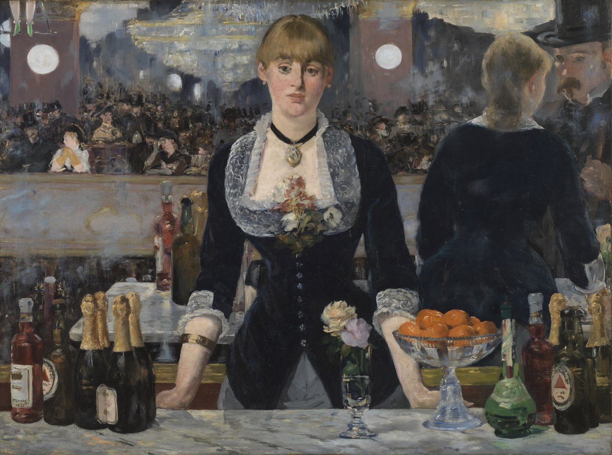En bar ved Folies-Bergere, 1881-82 af Édouard Manet