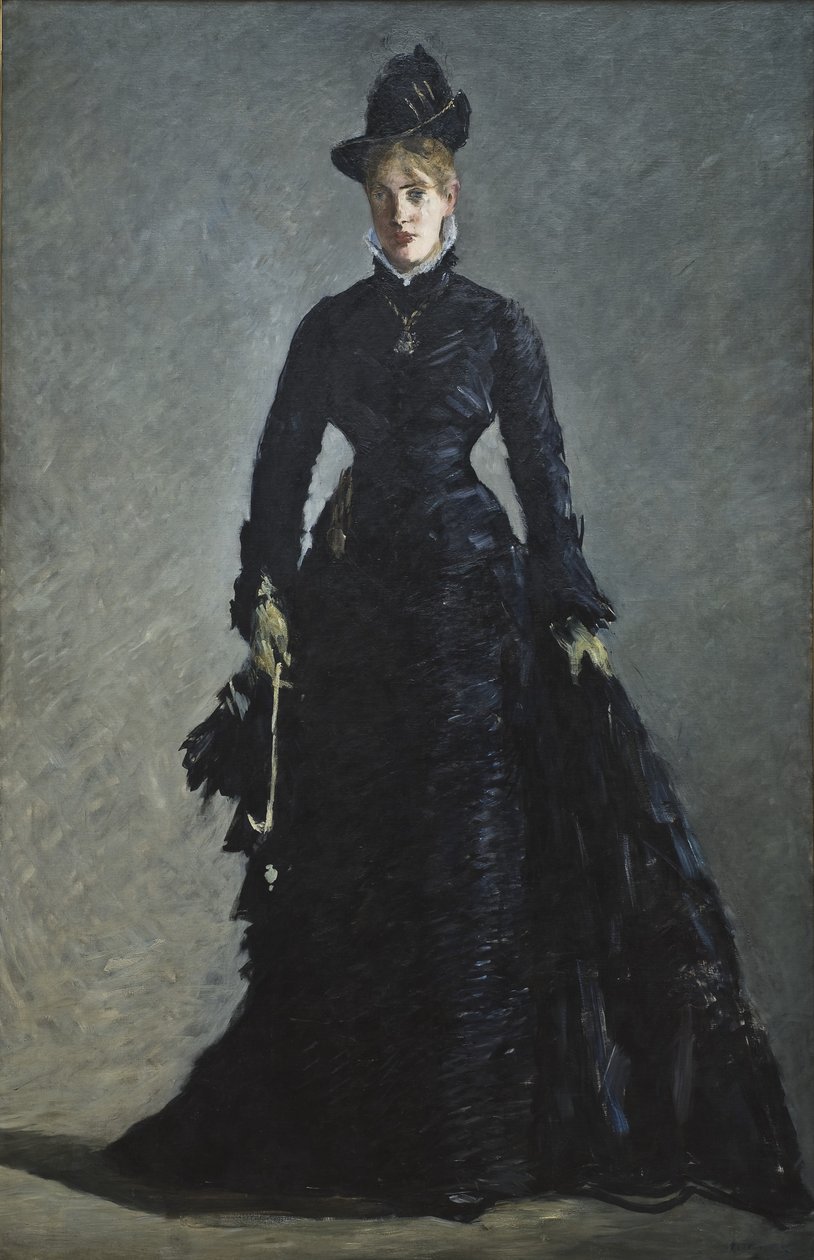 A Parisian Lady (olie på lærred) af Édouard Manet