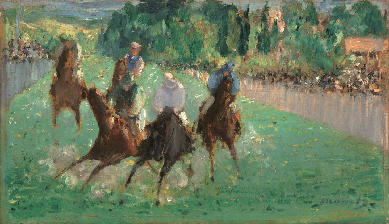 Ved Løbene af Édouard Manet