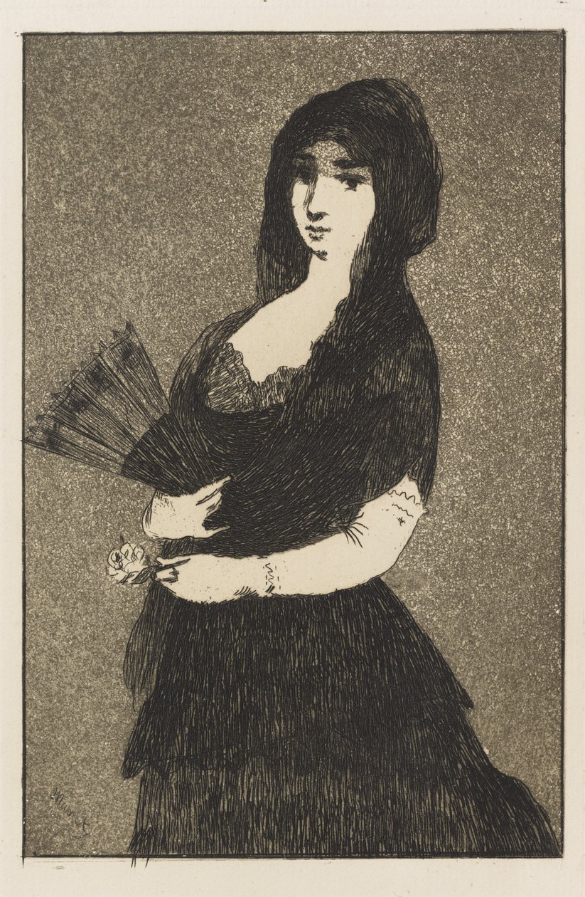 Eksotisk blomst af Édouard Manet
