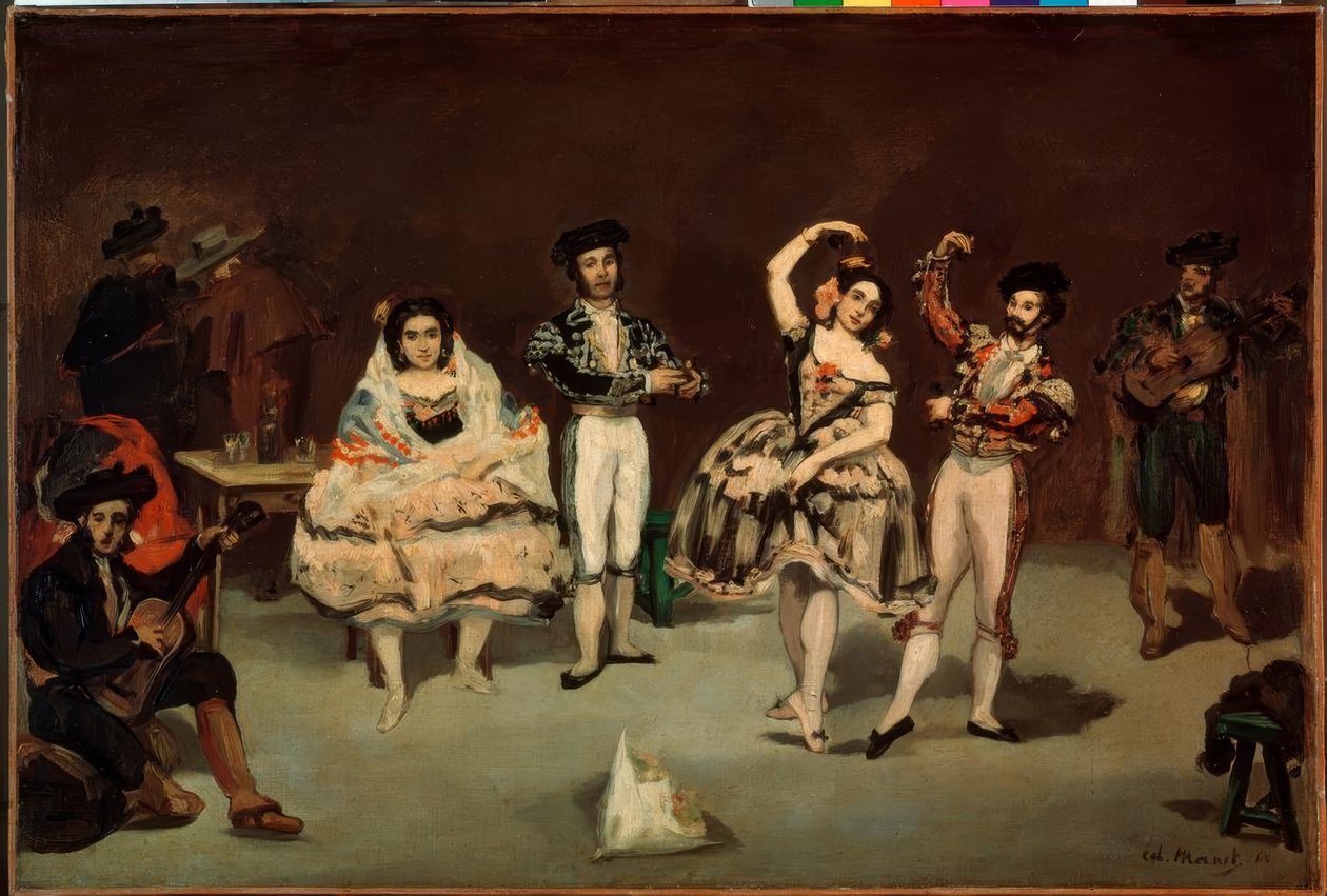 Spansk ballet af Édouard Manet