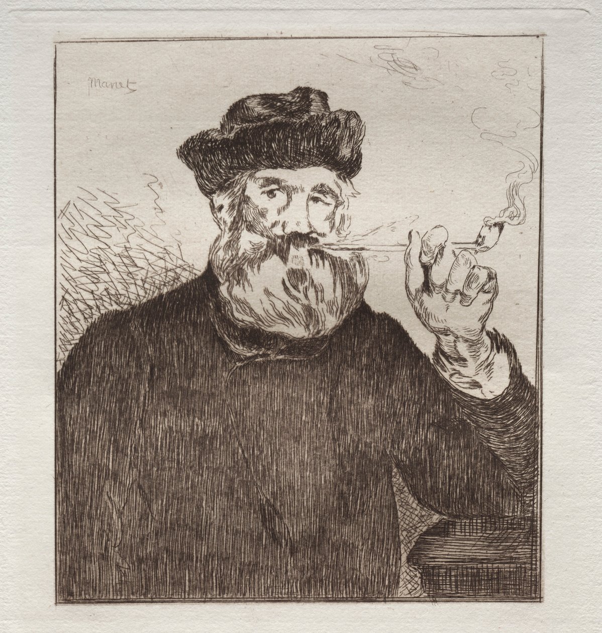 Rygeren. af Édouard Manet