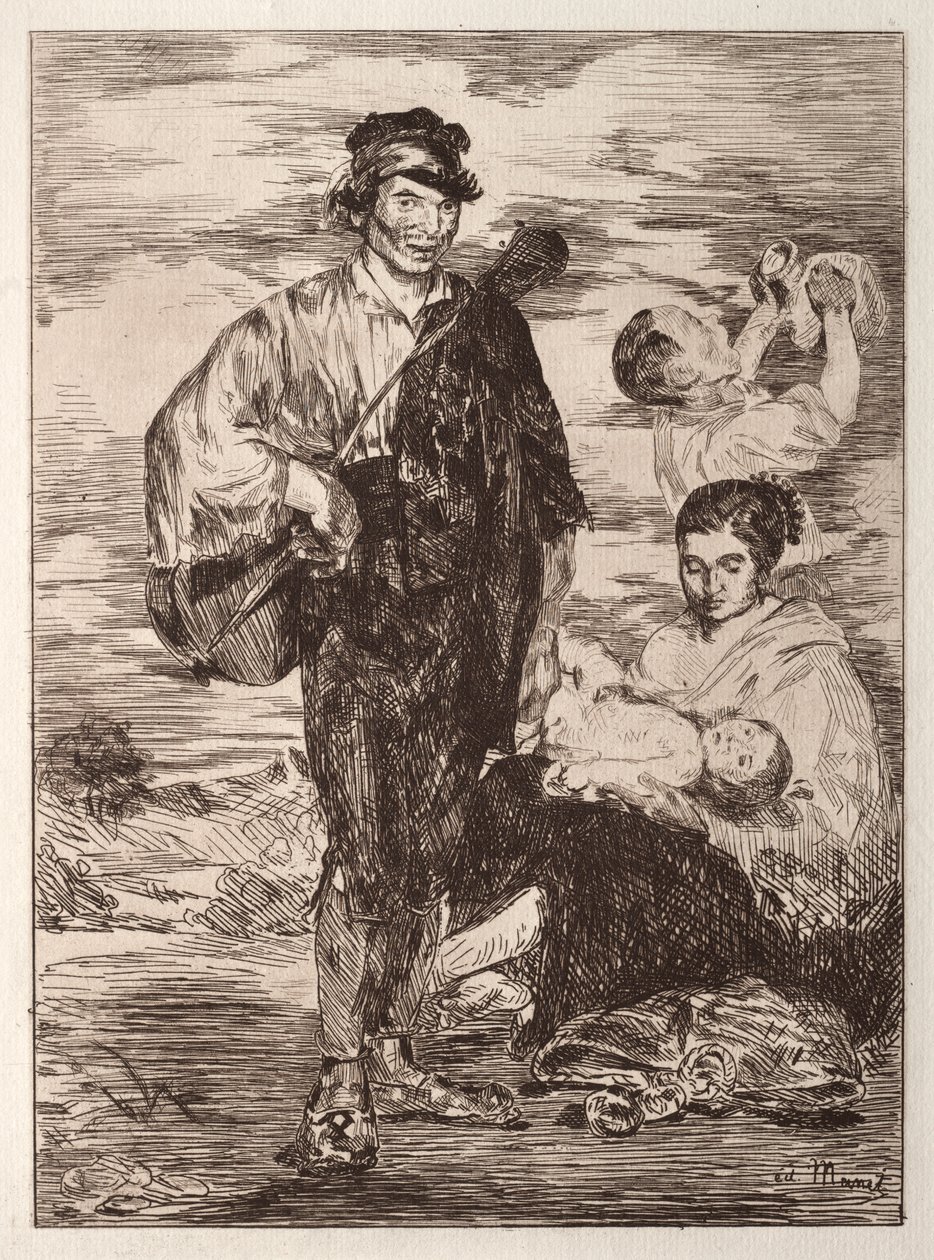 Sigøjnerne af Édouard Manet