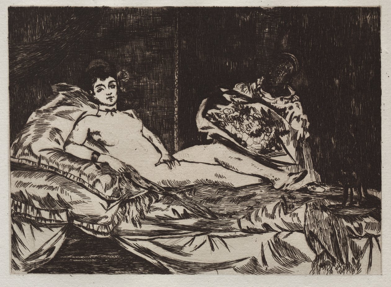 Olympia. af Édouard Manet