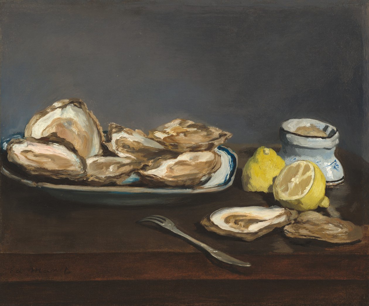 Østers, 1862. af Édouard Manet