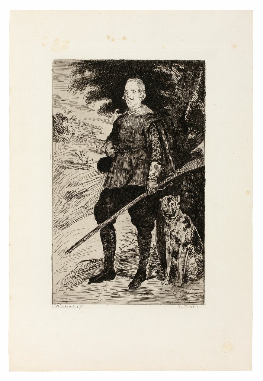 Filip IV, konge af Spanien af Édouard Manet