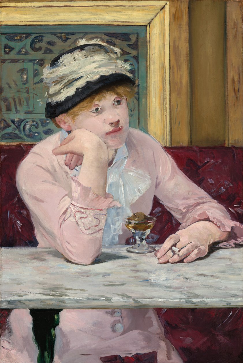 Plum Brandy, ca. 1877. af Édouard Manet