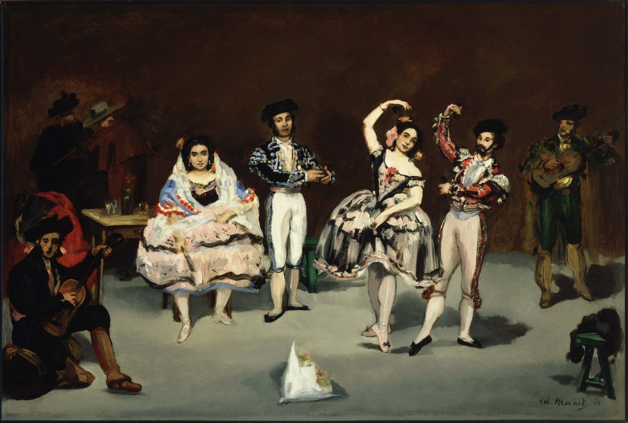Spansk ballet af Édouard Manet