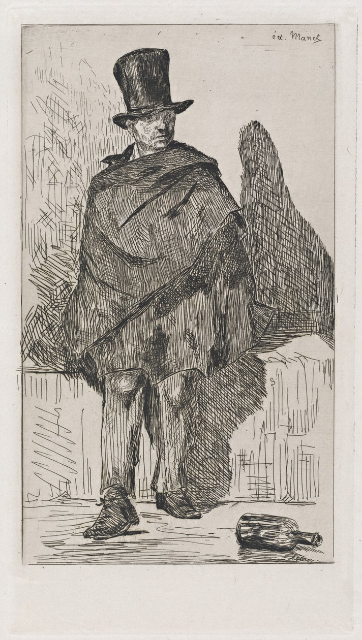 Absintdrikkeren Absintdrikkeren, 1862. af Édouard Manet
