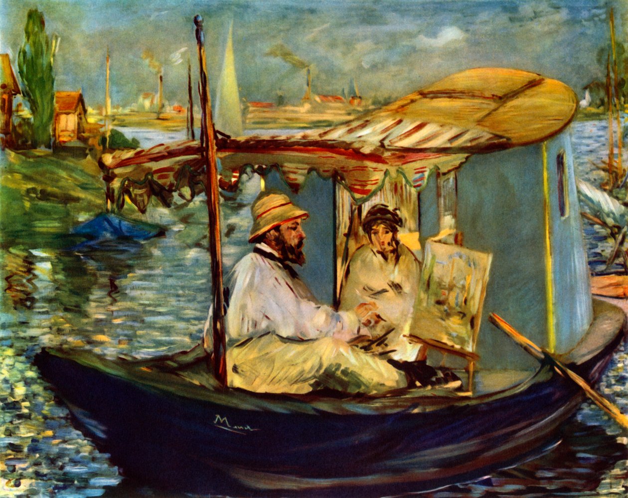 Båden, 1874, 1937. af Édouard Manet