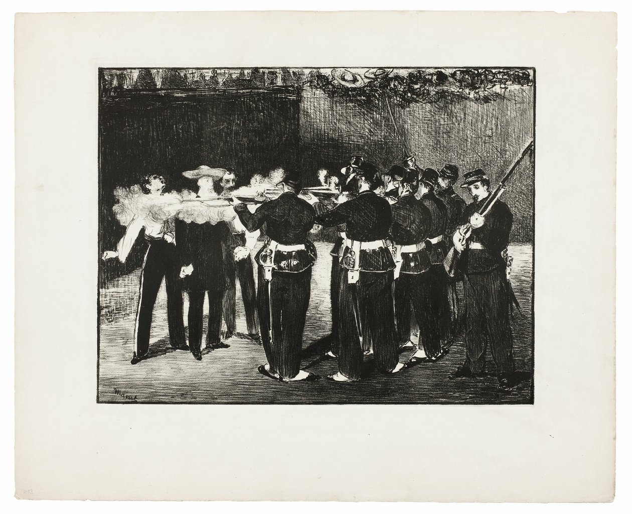 Henrettelsen af Maximilian af Édouard Manet