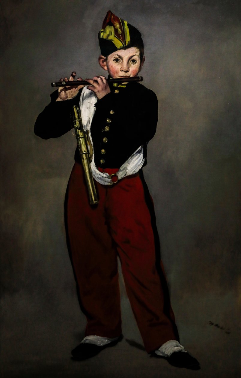 The Fife Player 1866 (Olie on Canvas) af Édouard Manet