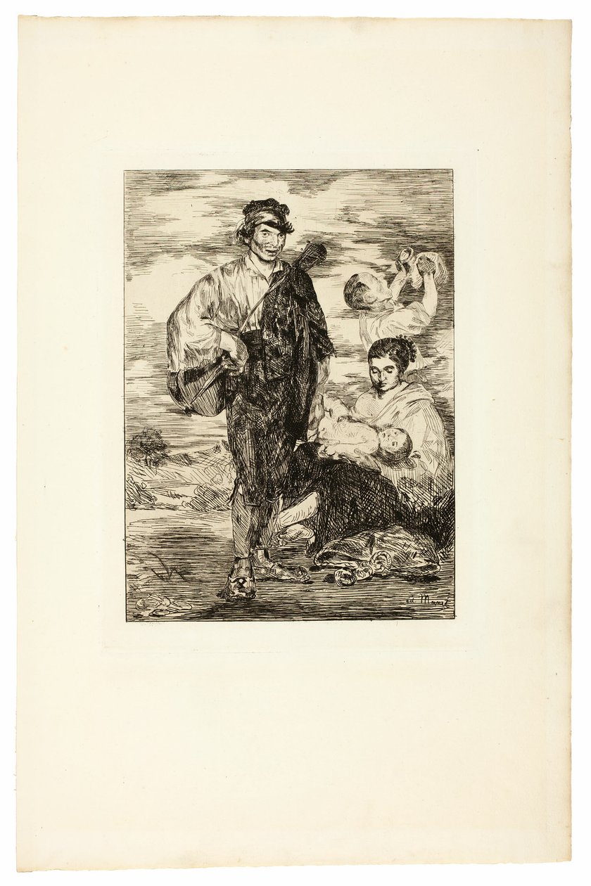 Sigøjnerne af Édouard Manet