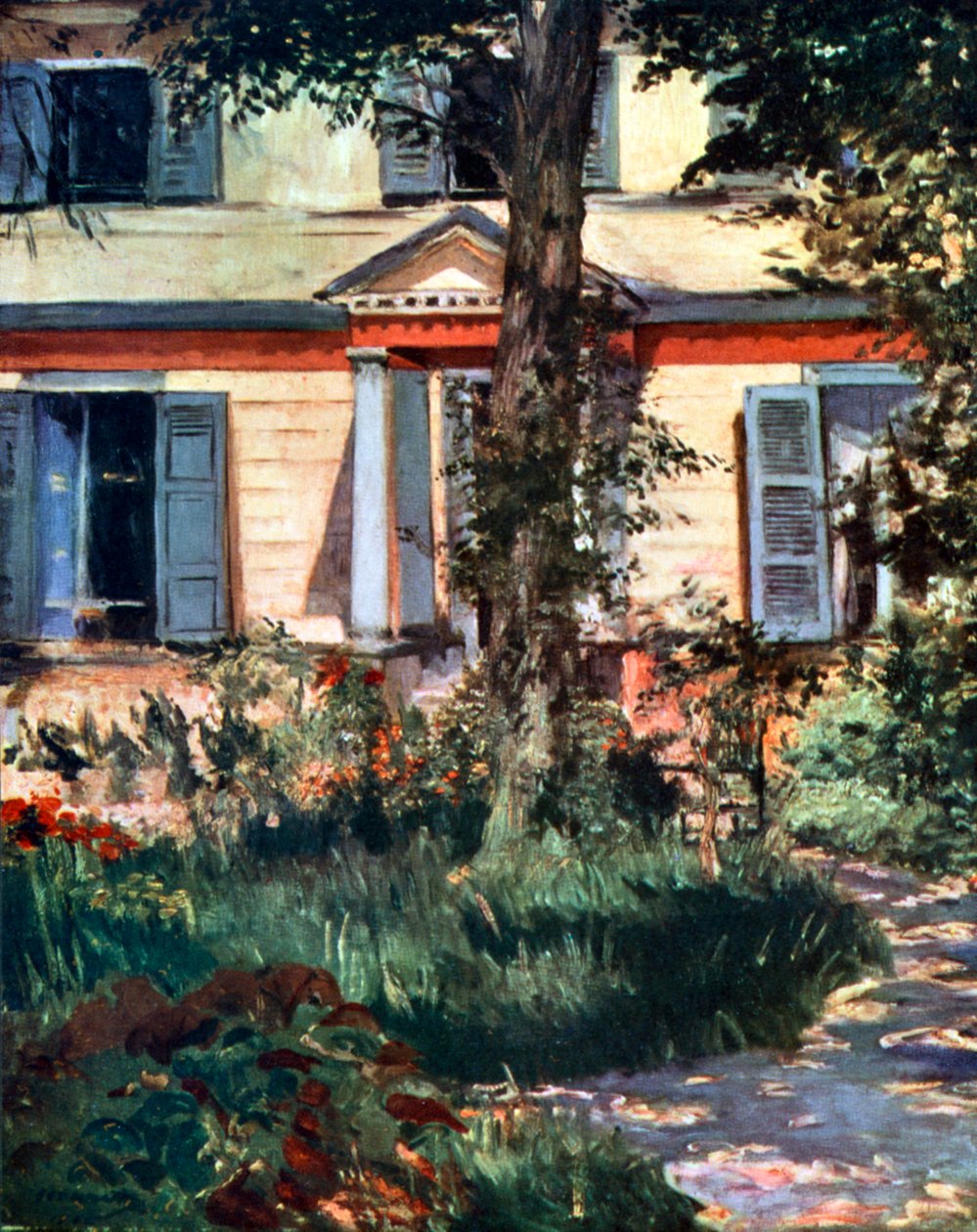 Huset i Rueil, 1882 1926. af Édouard Manet