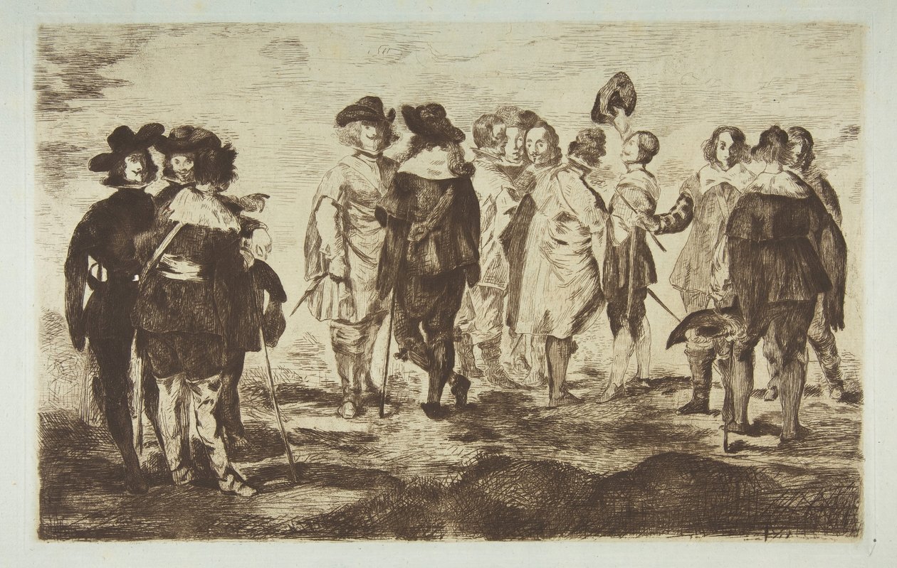 De små kavalerer, efter Velázquez, 1861-62. af Édouard Manet