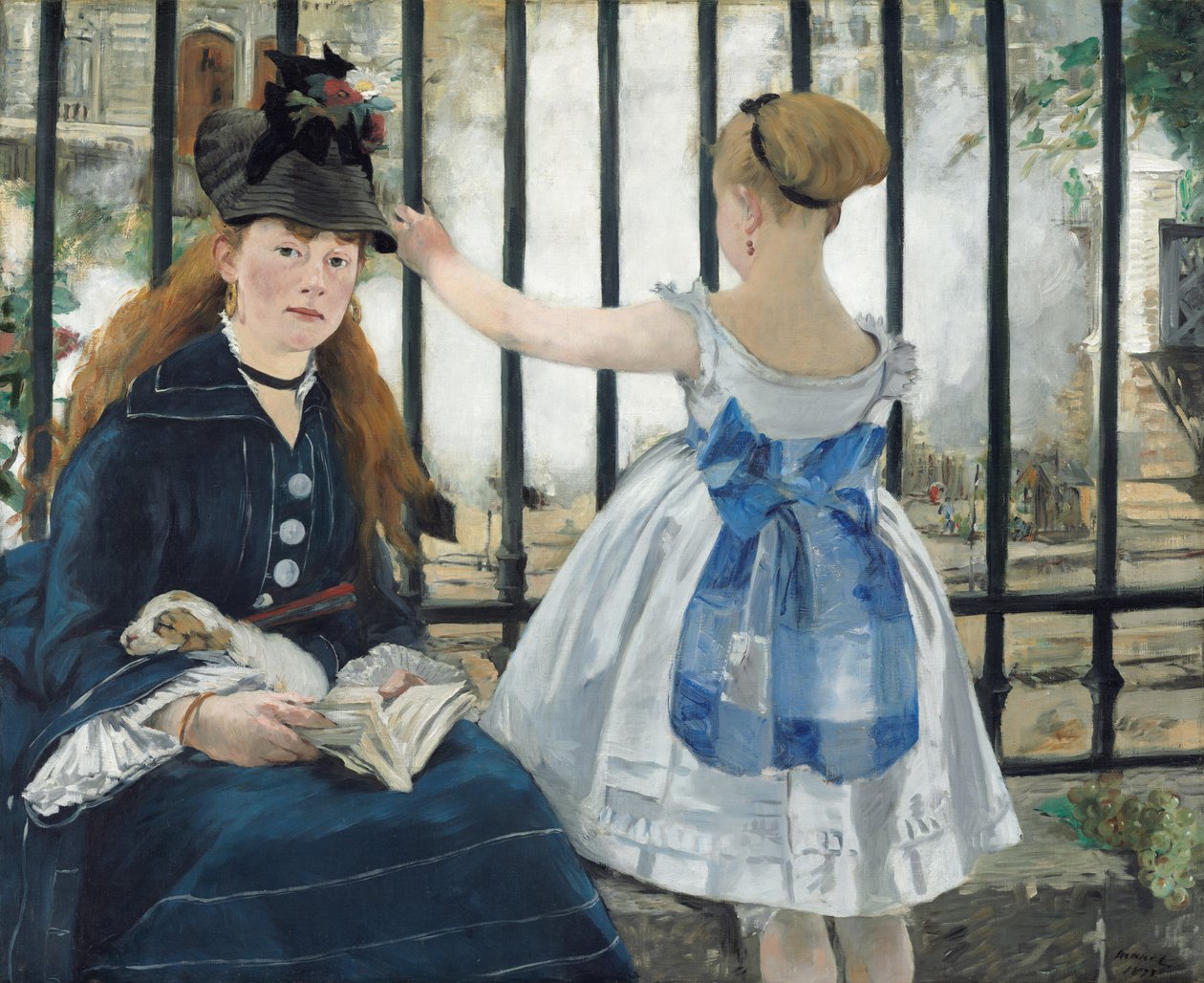 Jernbanen af Édouard Manet