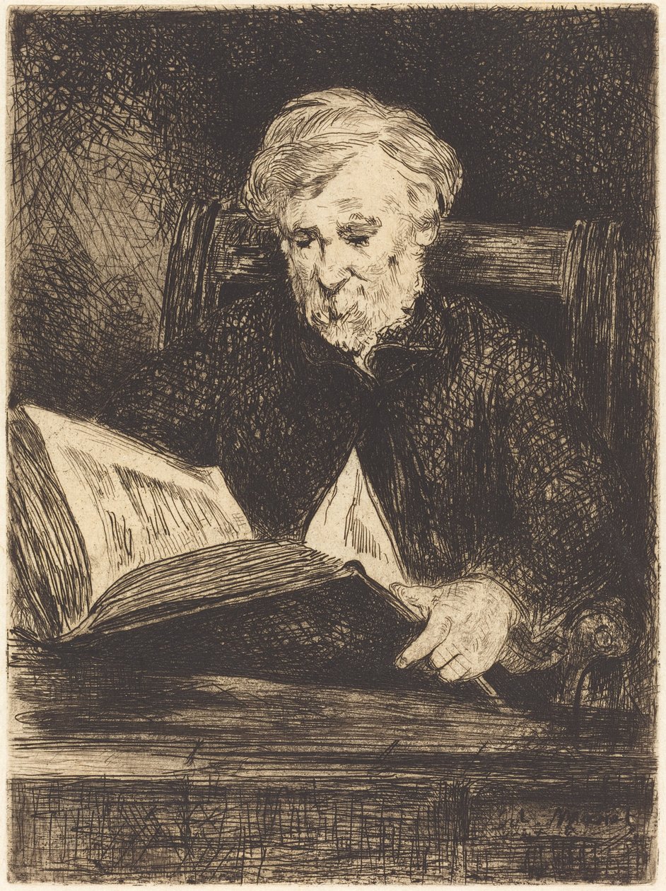 Læseren Le Liseur, 1861. af Édouard Manet