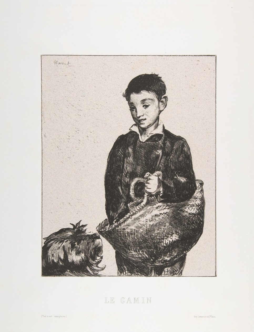 The Urchin, 1868. af Édouard Manet