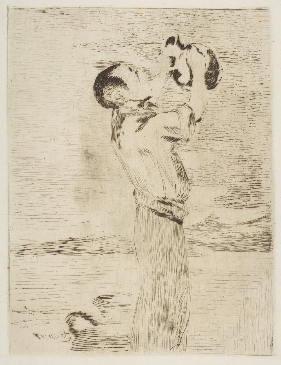 Vanddrikkeren, 1870-74. af Édouard Manet