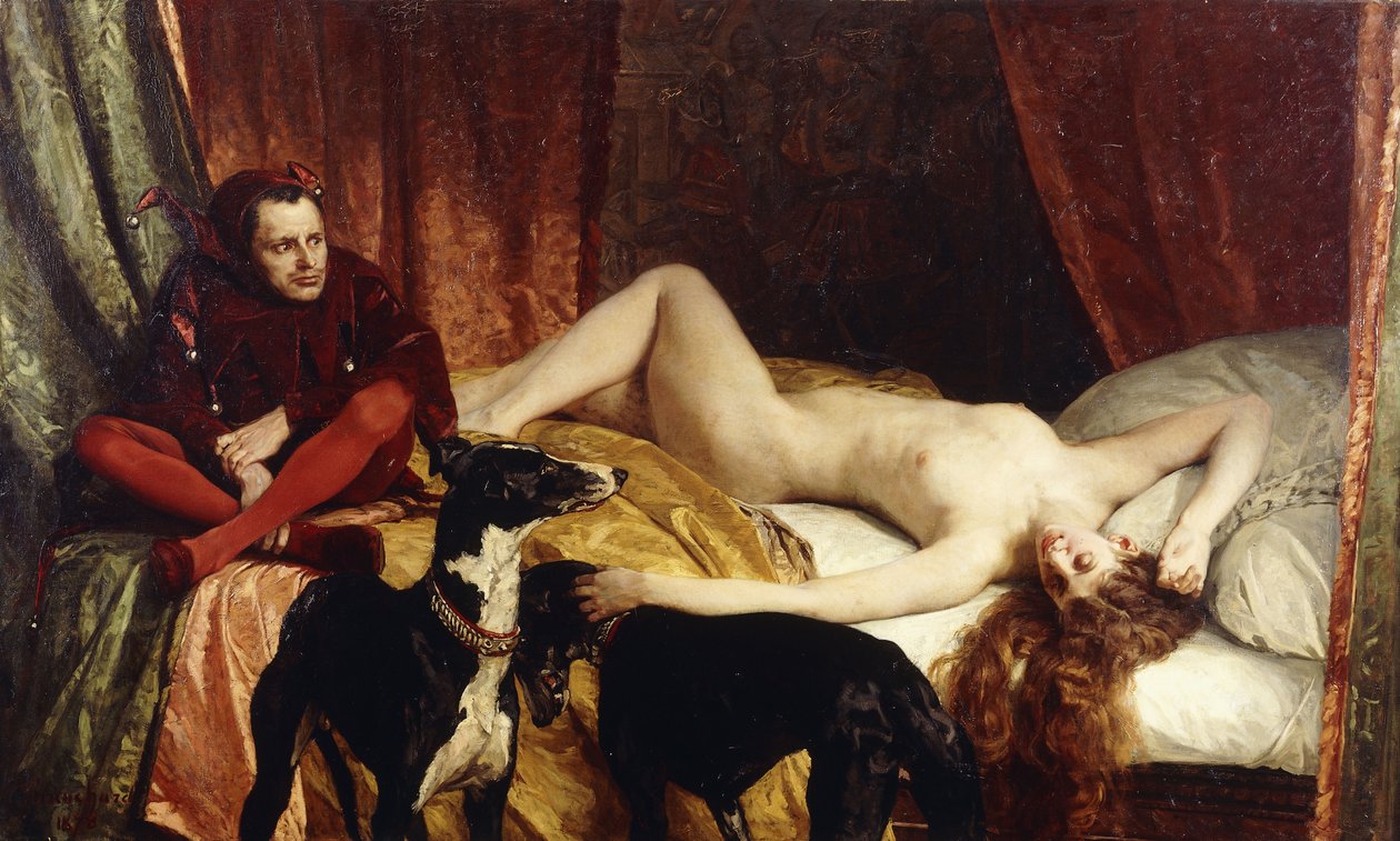 Nøglen; Buffonen, 1868 af Edouard Theophile Blanchard