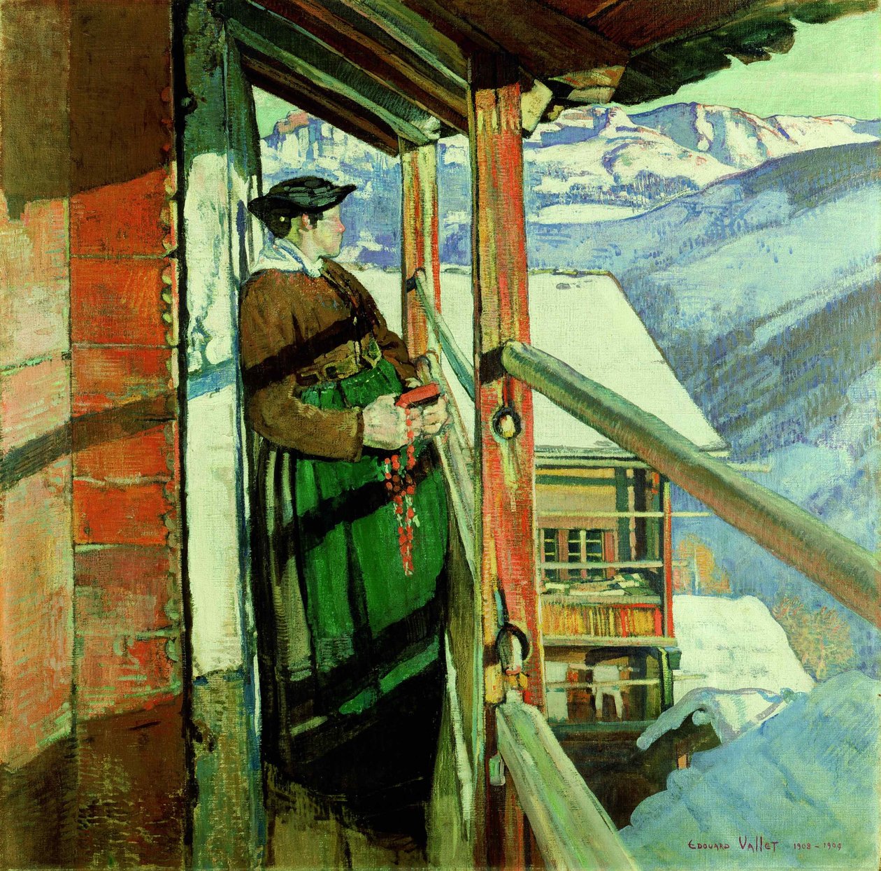 Søndag morgen, 1908-1909. af Edouard Vallet