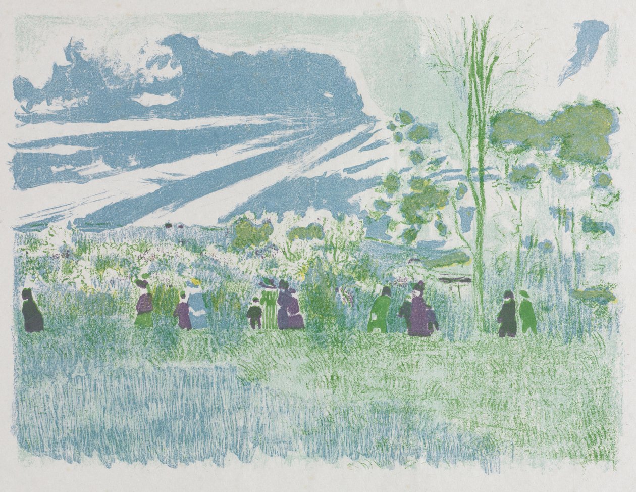 På tværs af Markerne af Edouard Vuillard