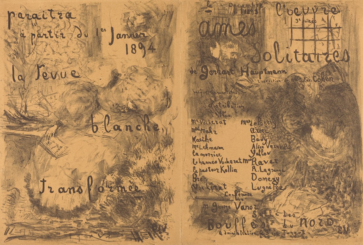 ensomme sjæle af Edouard Vuillard