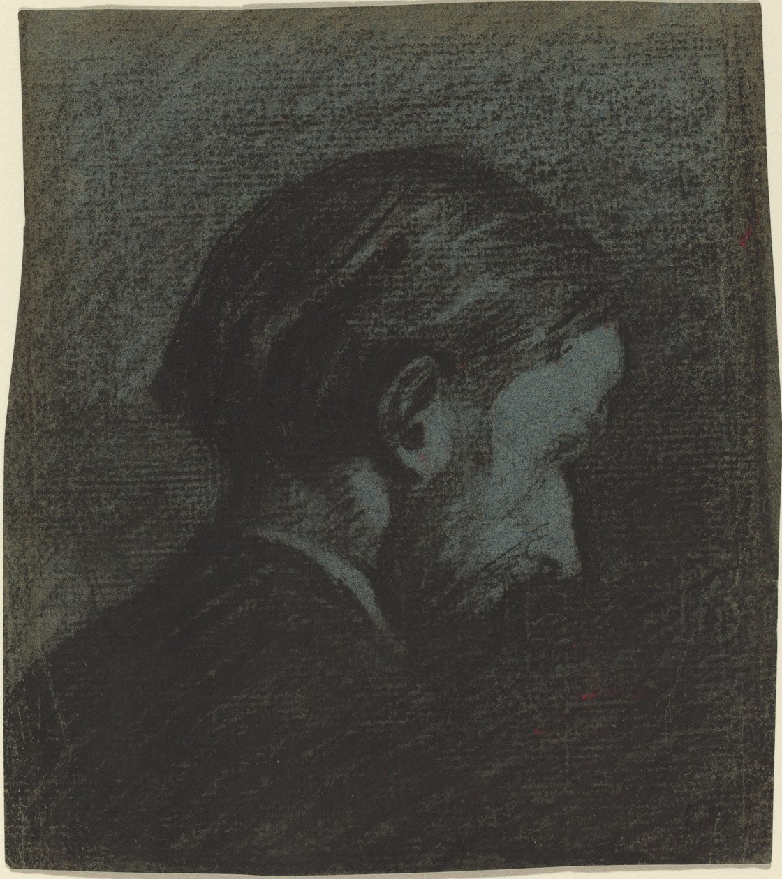Hoved af en skægget mand, 1889. af Edouard Vuillard