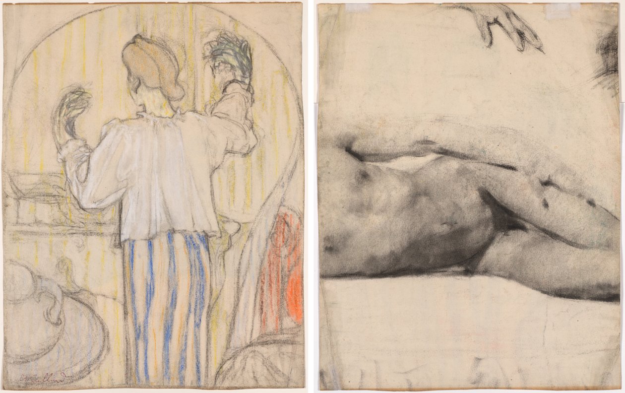 Foran spejlet af Edouard Vuillard