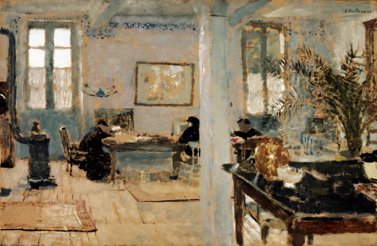 I et værelse, 1899. af Edouard Vuillard