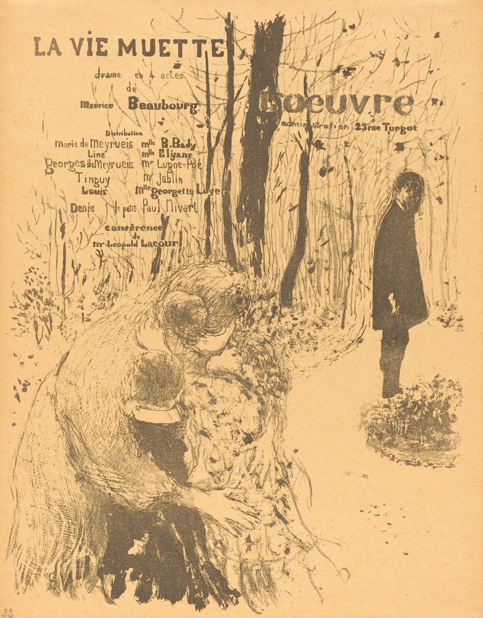 Det stumme liv, 1894. af Edouard Vuillard
