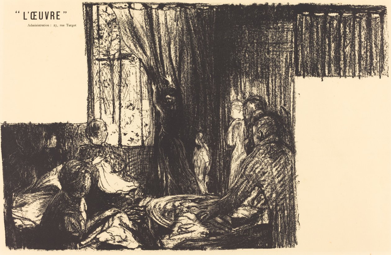 Samfundets støtter, 1896. af Edouard Vuillard