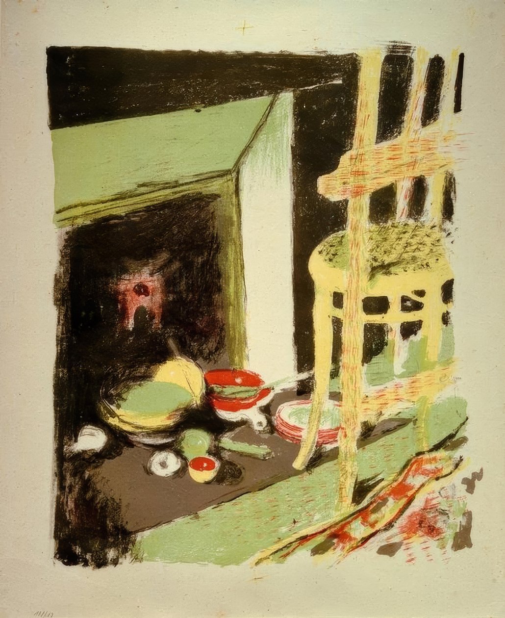 Ildstedet af Edouard Vuillard