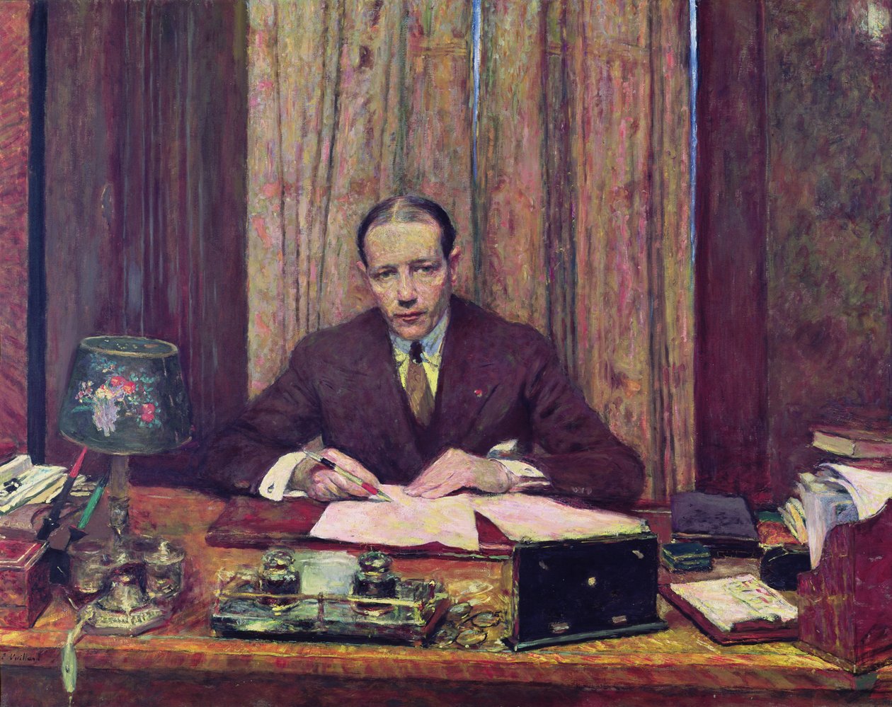 Lucien Rosengart (1881-1976) c.1925 af Edouard Vuillard