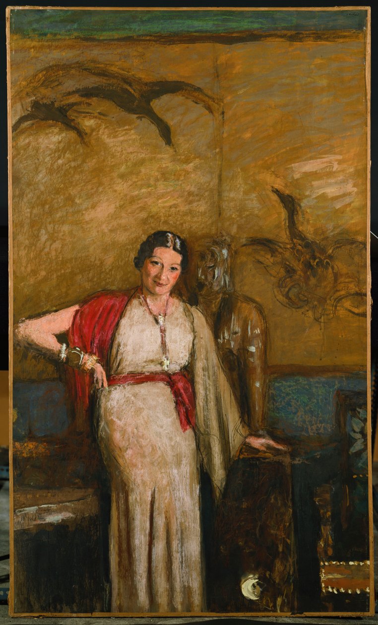 Fru Freyssinet, c.1934 af Edouard Vuillard