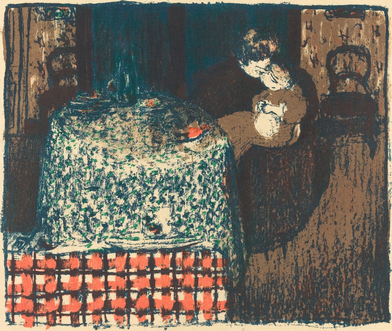 Moderskabsbarsel, 1896. af Edouard Vuillard