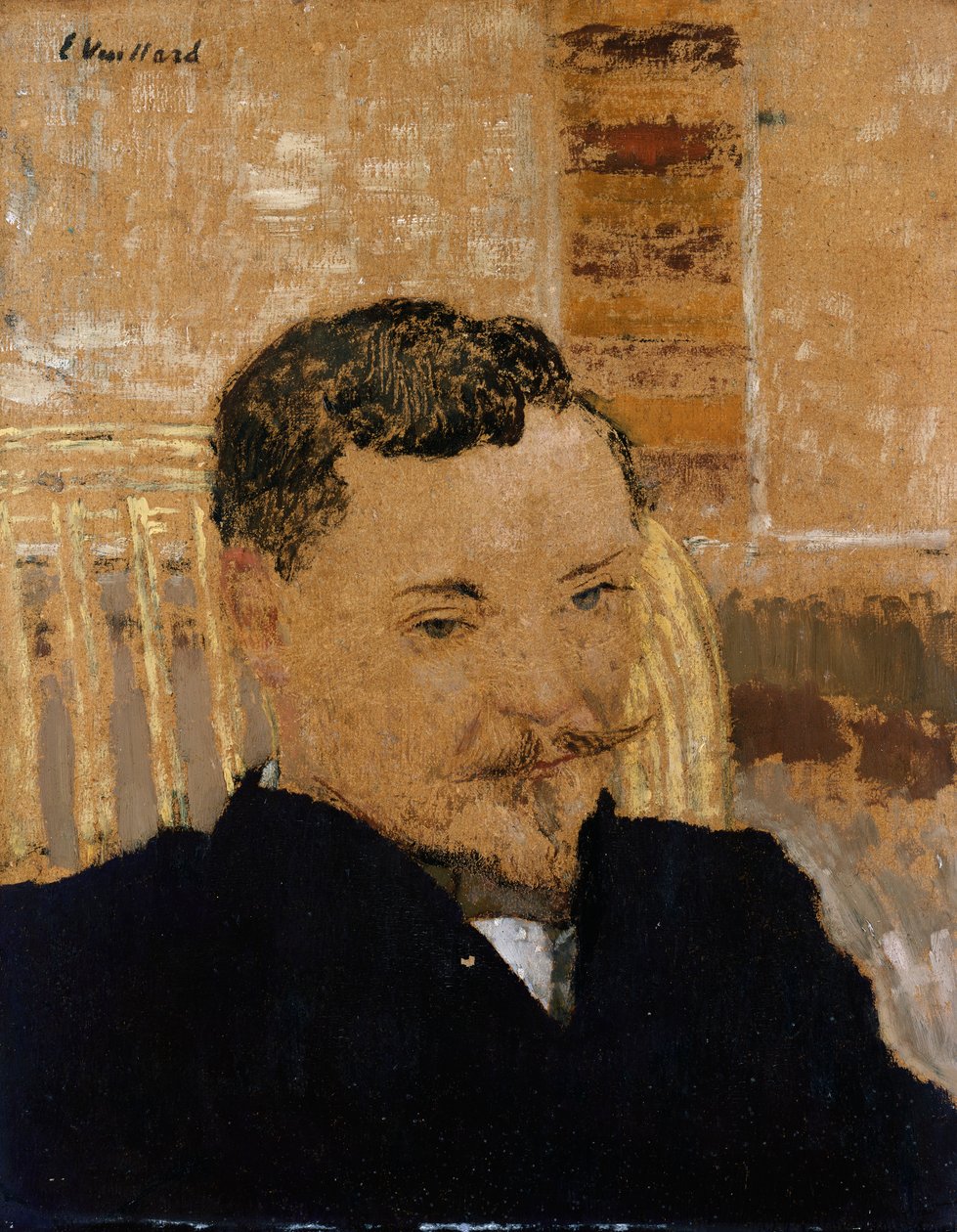 Portræt af Romain Coolus, ca. 1897 af Edouard Vuillard