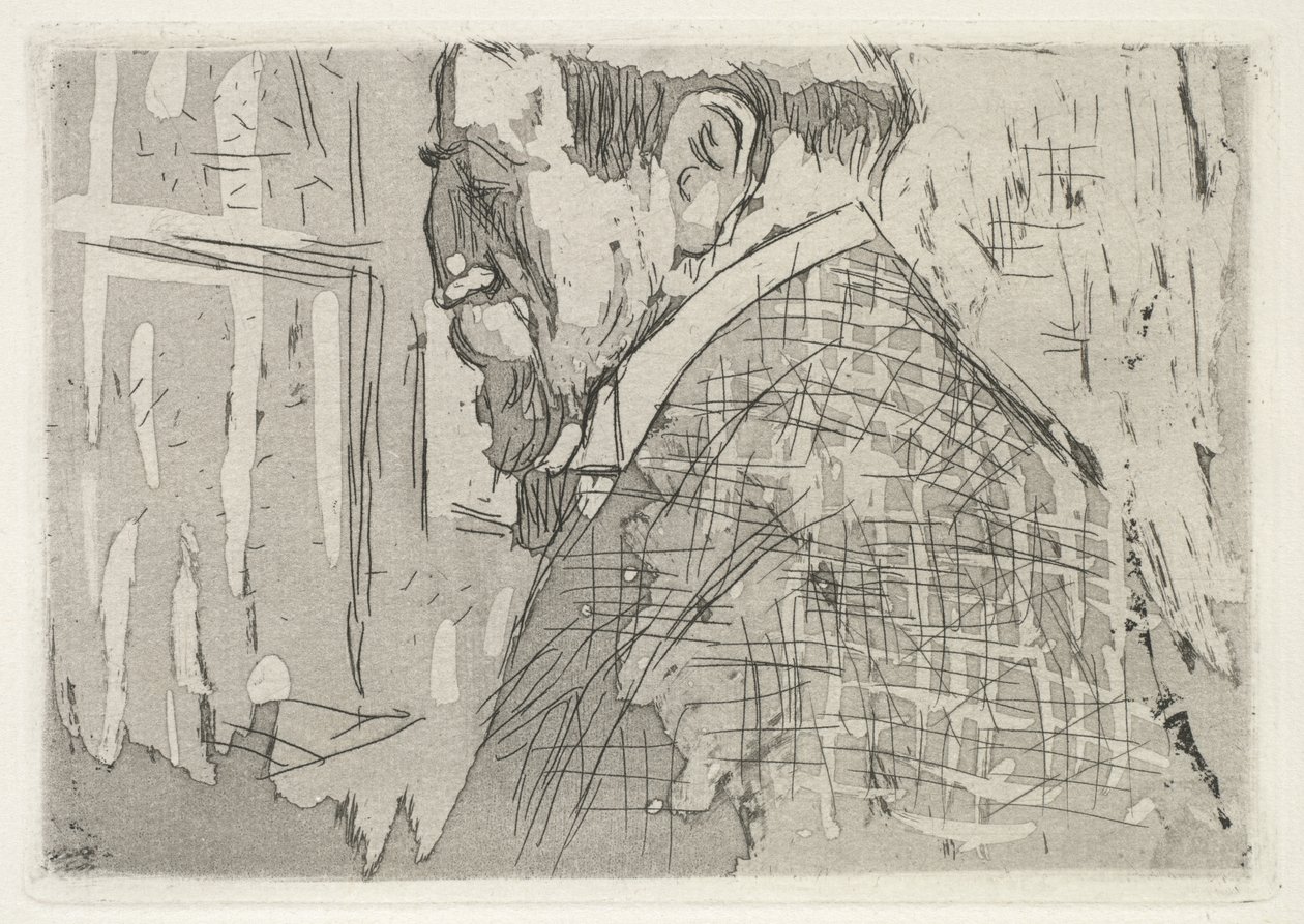 Portræt af Theo van Rysselberghe af Edouard Vuillard
