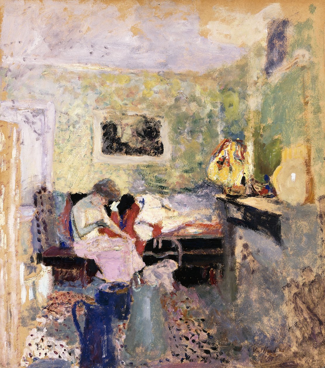 Det grønne soveværelse, 1905 af Edouard Vuillard