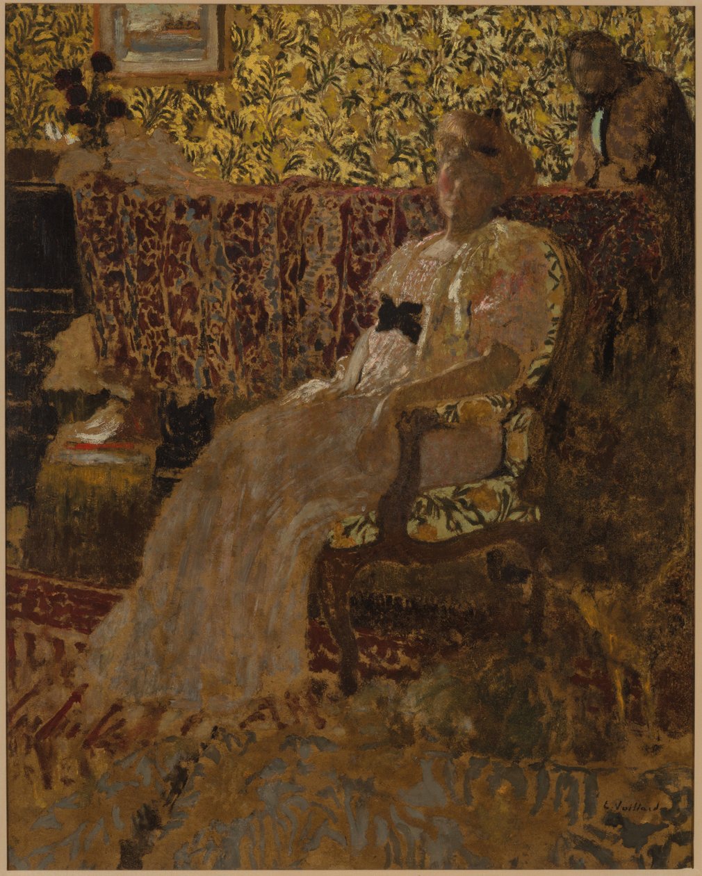 Kvinden i stolen af Edouard Vuillard