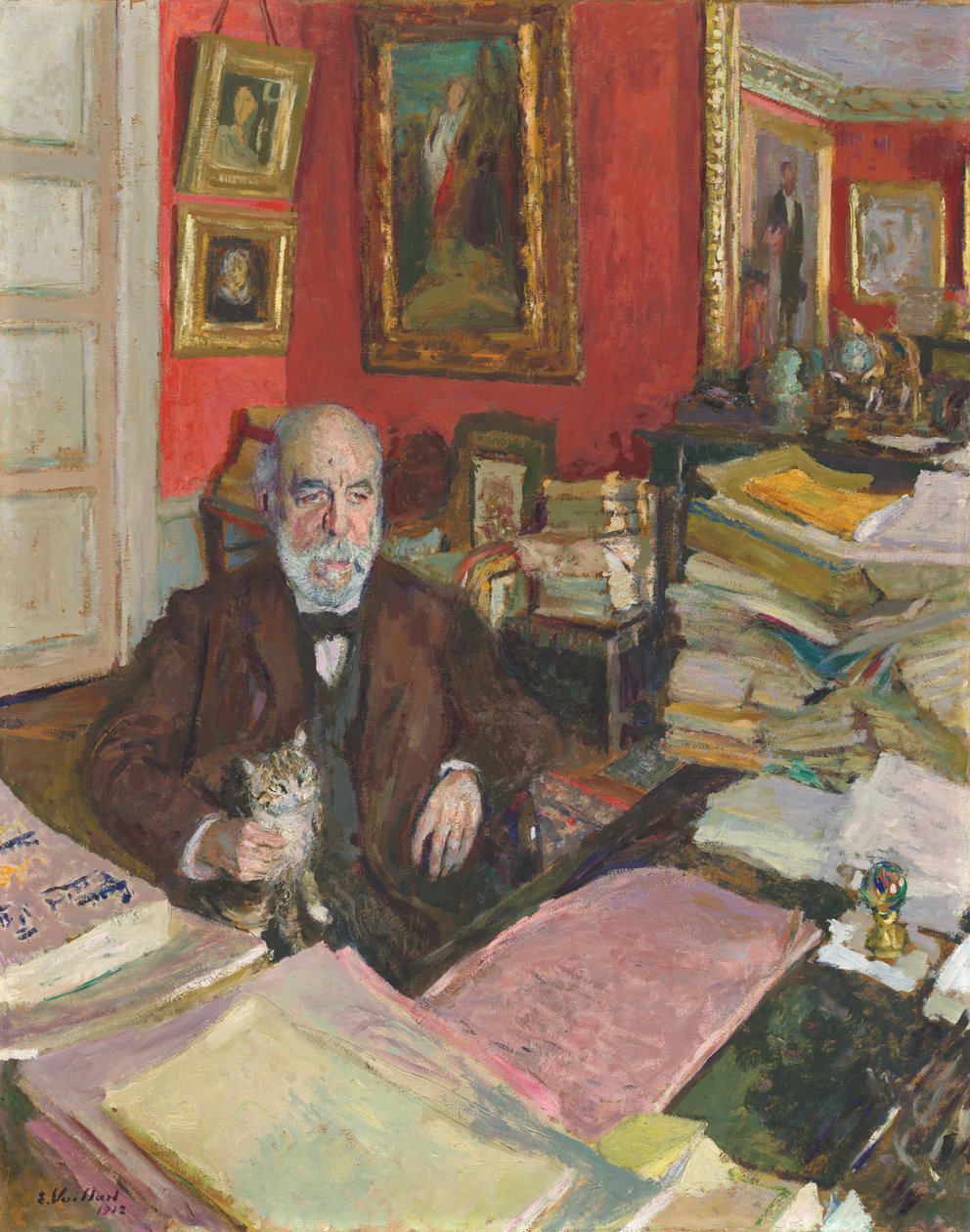 Theodore Duret, 1912. af Edouard Vuillard