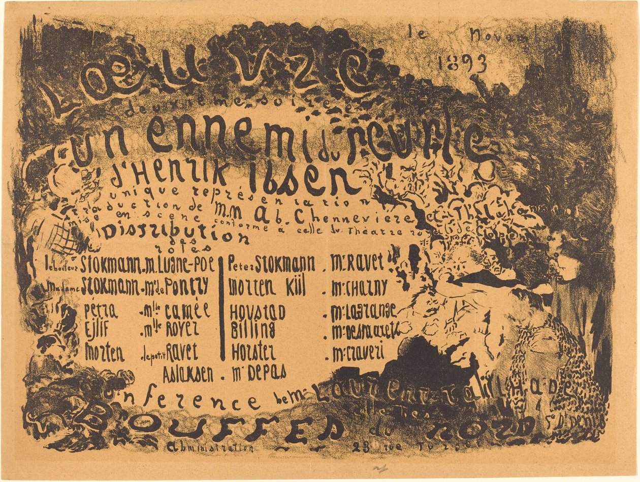 En folkefjende af Edouard Vuillard