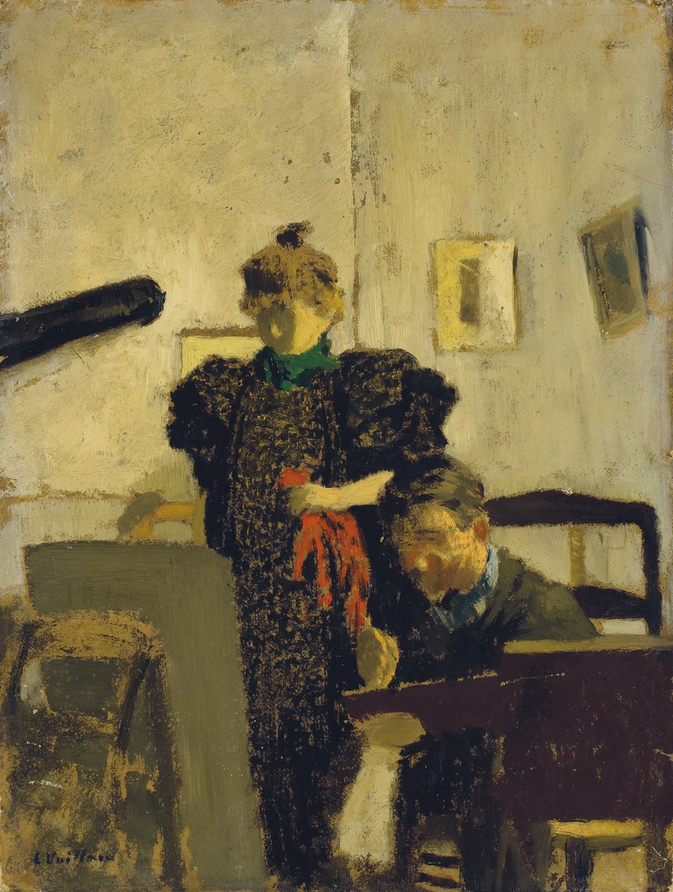 Vallotton hos Natansons", 1897 af Edouard Vuillard