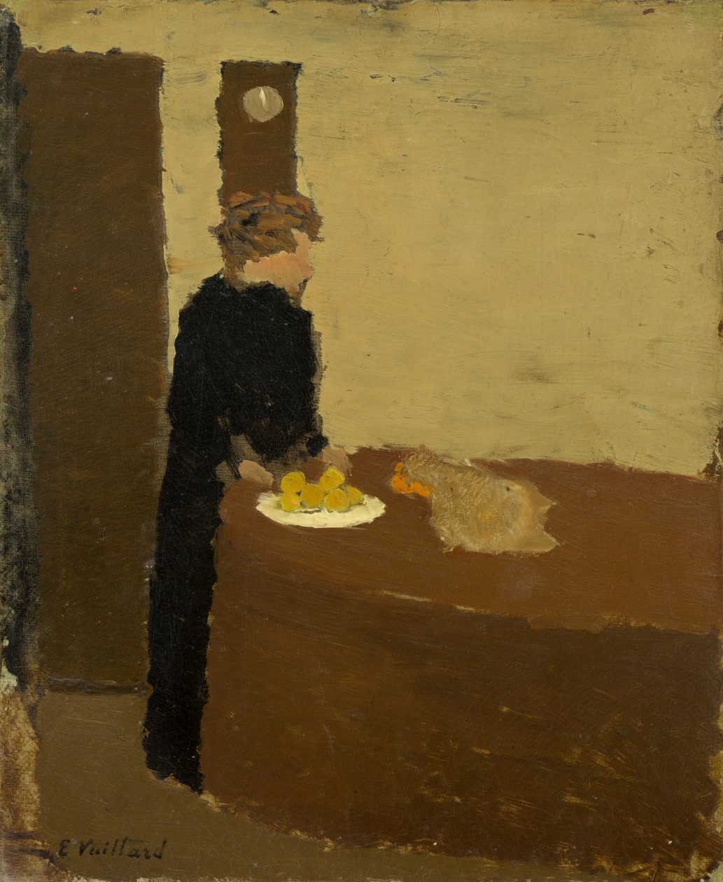 Kvinde i sort, ca. 1891. af Edouard Vuillard