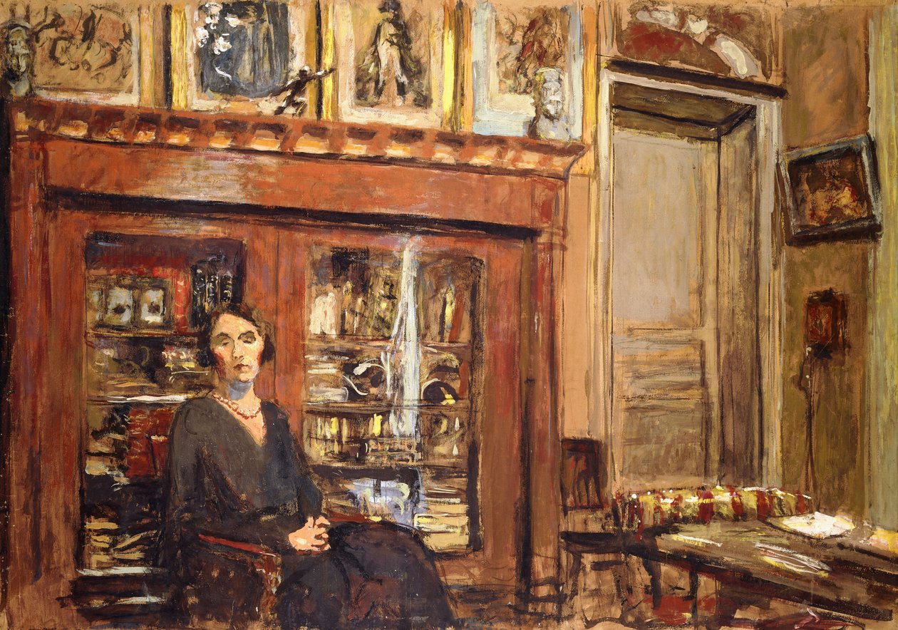 Kvinde i et interiør, ca. 1920 af Edouard Vuillard