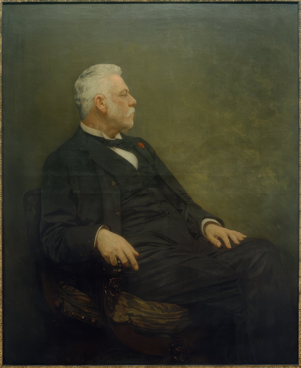 Portræt af Heinrich von Liebieg, omkring 1900 af Eduard Charlemont
