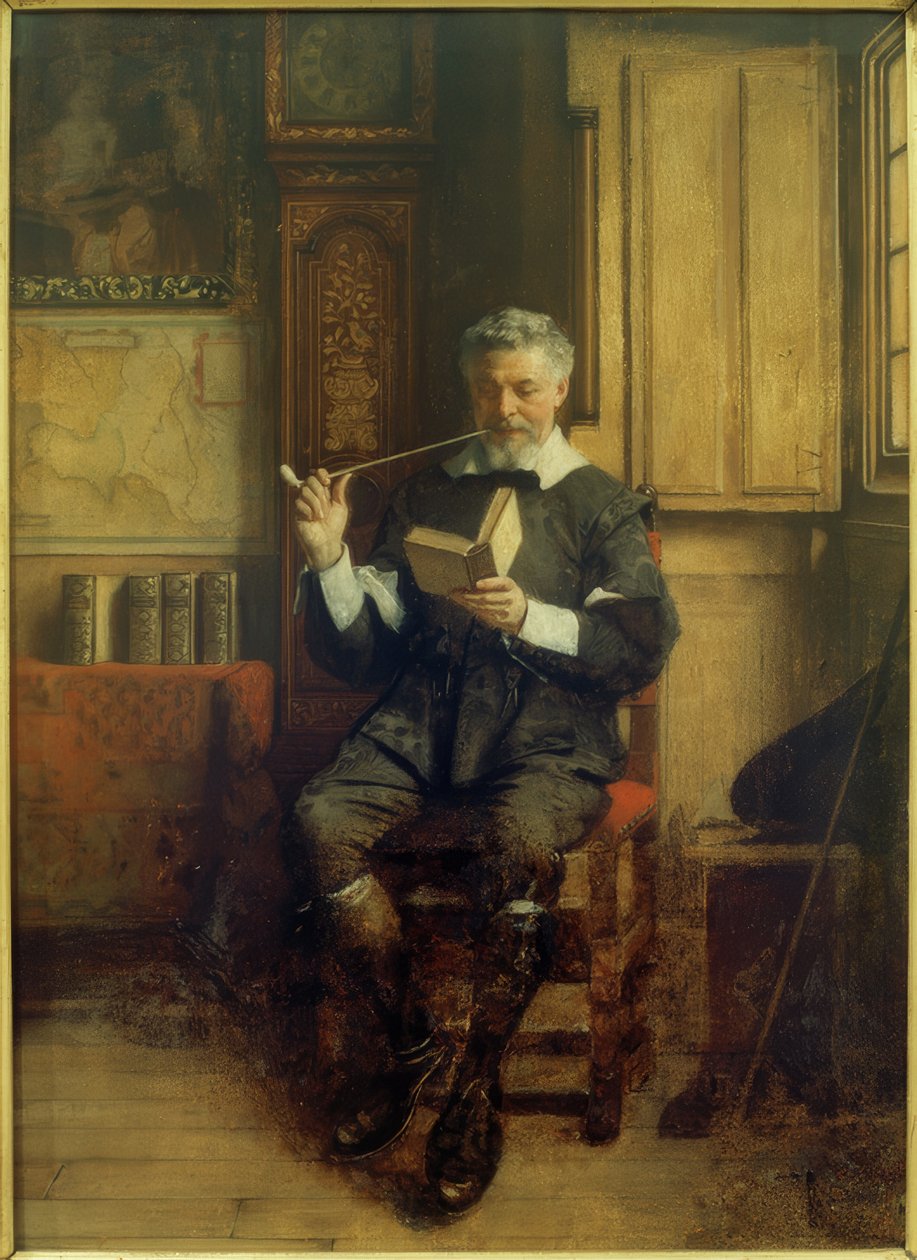 Læsning af ryger af Eduard Charlemont